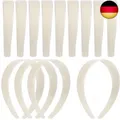 Produktbild: Weiße Handwerk Kunststoff Stirnbänder 1 Zoll Plain Keine Zähne DIY Haarbänder Pl