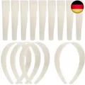 Produktbild: Weiße Handwerk Kunststoff Stirnbänder 1 Zoll Plain Keine Zähne DIY Haarbänder Pl