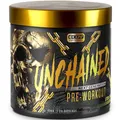 Produktbild: UNCHAINED Pre Workout Booster mit Koffein | 400 g | Fitness Drink mit L-Arginin, L-Citrulin-Malat & Beta-Alanin | Preworkout Booster für 100% Fokus, Pump & Energy | Lemon Lime