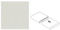 Produktbild: Getalit Pilzprofil 60 cm, 12 x 40 mm, silber