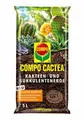 Produktbild: COMPO CACTEA Kakteen Sukkulenten Erde Sand 8 Wochen Dünger Kultursubstrat 5 L