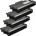 Produktbild: 4 Kompatible Toner ersetzt Brother TN-2220 Multipack schwarz