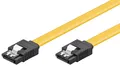 Produktbild: Goobay 94012 PC Datenkabel, 6 Gbits, Clip, 0.2 m, Gelb - SATA L-Typ Stecker > SA