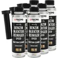 Produktbild: TECPO Benzin Injektor Reiniger, 6x 300ml Additiv -Einspritzdüsen Additiv mit Ester Solution direct injection speed cleaner