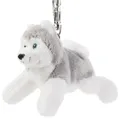 Produktbild: Schaffer 0130 Schlüsselanhänger Kuscheltier Schlittenhund Husky, 10 cm, grau-weiß