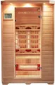 Produktbild: HOME DELUXE – Infrarotkabine REDSUN M VSS - 120 x 105 x 190 cm - für 2 Personen, 6 Vollspektrumstrahler, Holz: Hemlocktanne I Infrarotsauna, Sauna, Wärmekabine, Infrarot