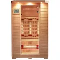 Produktbild: Infrarotkabine Mit Vollspektrumstrahler Redsun M - 120 X 105 Cm Für 2 Personen Infrarotkabine Wärmekabine Infrarotsauna Sauna - Home Deluxe