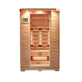 Produktbild: Home Deluxe – Infrarotkabine REDSUN M VSS - 120 x 105 x 190 cm - für 2 Personen, 6 Vollspektrumstrahler, Holz: Hemlocktanne I Infrarotsauna, Sauna, Wärmekabine, Infrarot