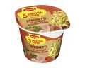 Produktbild: MAGGI Fertiggericht, Maggi 5 Minuten Terrine Spaghetti in cremiger Schinken Sauce 64g