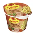 Produktbild: Maggi 5 Minuten Terrine Spaghetti in cremiger Schinken Sauce 64g
