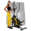 Produktbild: Hop-Sport Cross Stepper für zuhause HS-450B Dynamic - 2-in-1 Crosstrainer und Stepper mit Trainingscomputer - innovatives Trainingsgerät verbindet das Stepper- und Crosstrainer- Training