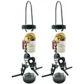 Produktbild: 2x Vogelfutterstation Vogelfutterspender Station Futtersilo hängend Futtersäu...