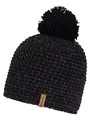 Produktbild: Ziener Unisex INTERCONTINENTAL Bommel-Mütze | gehäkelt Fleece-Futter dreifarbig, black.ombre, Usex