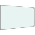 Produktbild: vidaXL Küchenrückwand Weiß 100x60 cm Hartglas