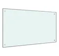 Produktbild: vidaXL Küchenrückwand Küchenrückwand Weiß 100 x 60 cm Hartglas Nieschenverkleidung Spritzsch