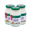 Produktbild: Food-United CLOTTED CREAM im Glass 3x 170g Streich-Rahm-Creme DEVON für Cones