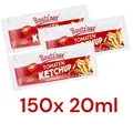 Produktbild: Bautzʼner Tomatenketchup 150× 20 ml Portionsbeutel Ketchup (9 EUR/l)