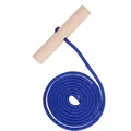Produktbild: Schlitten Zugseil 160 cm - blaue Schnur mit Holzgriff