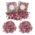 Produktbild: FINEVERNEK Natürliches Hochzeitskonfetti, Blütenblätter Hochzeit,14 Packungen Blütenblatter Konfetti,Biologisch Abbaubar Rose Blüten Konfetti mit Ringelblume und Kornblumenblätter, Hochzeit Dekoration