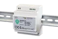 Produktbild: DIN60W12: DIN-Schienen-Netzteil 12V/5A, Kunststoffgehäuse, Stufenausführung
