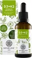 Produktbild: Nature Love® Vitamin D3 + K2 Tropfen | 50 ml | hoch bioverfügbar durch Original K2VITAL® 99,7% All-Trans | in MCT-Öl | hochdosiert