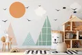 Produktbild: Fototapete Kinderzimmer Berge 3,75mBreite x 2,50mHöhe 150g Vlies waschbeständig