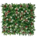Produktbild: FLOORDIREKT Pflanzenwand Festive - Natürliches, pflegefreies Kunstpflanzen-Panel - Sonnenbeständig & individuell erweiterbar - 50 × 50 cm