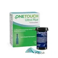 Produktbild: OneTouch Ultra® Plus Blutzuckerteststreifen I 50 Stück I 1 Packung I zur Blutzucker-Messung bei Diabetes (Zucker-Krankheit)