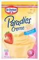 Produktbild: Dr. Oetker Paradies Creme Vanille-Geschmack, 60 g – Dessertpulver mit Vanille-Geschmack zur Zubereitung eines Creme-Desserts, vier Portionen