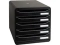 Produktbild: EXACOMPTA Schubladenbox Exacompta Schubladenbox BIG-BOX PLUS 309714D 5Schübe schwarz
