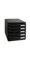 Produktbild: EXACOMPTA Schubladenbox BIG-BOX plus 5 Schubladen DIN A4 Überbreite Polystyro...