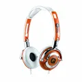 Produktbild: Technaxx QOOpro Super Bass Orange Over-Ear-Kopfhörer (Ohraufliegend, Kopfband, mit Kabel, 100 – 18000 Hz, 1,2 m, Orange)