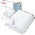 Produktbild: Beurer TS 17 Wärmeunterbett, weiches Vliesmaterial, rutschfest dank Fixierung mit Gummiband, 3 Temperaturstufen, 150x80 cm, Sicherheitssystem, abnehmbarer Schalter, maschinenwaschbar bei 30 °C, Grau