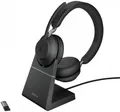 Produktbild: Jabra Evolve2 65 USB-A MS Stereo inkl. Ladestation - 26599-999-989 schwarz