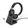 Produktbild: Jabra Headset Evolve2 65 MS Duo, inkl. Link 380a & Ladestat. 26599-999-989 (5706