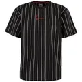 Produktbild: Karl Kani T-Shirt Small Signature Essential PinstripeTee mit eingesticktem Markenschriftzug schwarz M (52)