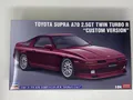 Produktbild: Hasegawa 1/24 Toyota SUPRA A70 2.5GT Twin Turbo R Custom Version Plastikmodell