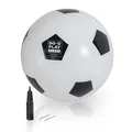 Produktbild: JumboFußball  Ø 76 cm  RiesenBall aus robustem Gummi, aufblasbar mit Handpump...