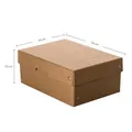 Produktbild: Archivbox Falken PureBox Nature A5, für bis zu 1250 Blatt, mit Beschriftungsfeld, L 250 x B 180 x Füllhöhe 100 mm, FSC®-Pappe, braun 662258