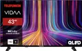 Produktbild: Telefunken Fernseher 43 Zoll QLED Smart TV VIDAA 4K UHD HDR Dolby Vision, HD+ 6 Monate, Triple-Tuner