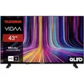Produktbild: Telefunken Fernseher 43 Zoll QLED Smart TV VIDAA 4K UHD HDR Dolby Vision, HD+ 6 Monate, Triple-Tuner