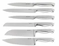 Produktbild: Nirosta Messer-Set 6tlg. Messer aus Edelstahl Silber Kochen Küchenhelfer STAR