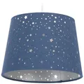 Produktbild: Relaxdays Kinderzimmerlampe, Dunkelblau, Metall, Textil, Kunststoff, 27x122x27 cm, Lampen & Leuchten, Innenbeleuchtung, Kinderzimmerlampen