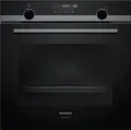 Produktbild: Siemens iQ500 HB478GCB0S, Medium, Elektrischer Ofen, 71 l, 3600 W, 30 - 275 °C, Hydrolytisch + Pyrolytisch
