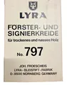 Produktbild: Lyra Förster- und Signierkreide, weiß, 12 Stück, 797