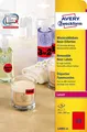 Produktbild: AVERY Zweckform L6005-25 leuchtend neon-rote Etiketten (210 x 297 mm auf DIN A4,