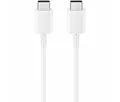Produktbild: Samsung GP-TOU021RFC - USB-Kabel - 24 pin USB-C (M) zu 24 pin USB-C (M) - 1,8m - USB Power Delivery (3A, 25W) - weiß (GP-TOU021RFCWW)