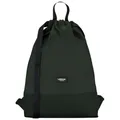 Produktbild: LARKSON Turnbeutel Damen & Herren Dunkelgrün - No 7 - Rucksack Damen für Sport und Festival - Beutel Rucksack Klein mit Innentasche - Außentasche für Schnellzugriff