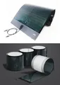 Produktbild: TZIpower Solarmodul 360° Flexibles Cigs Solarpanel Solarmodul 80W 125W 240W 320W 380W 500W, CIGS, IP68 Schutz