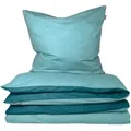 Produktbild: Schiesser - Bettwäscheset Doubleface - Renforcé - 2-teilig - 135 X 200 Cm - Türkis
